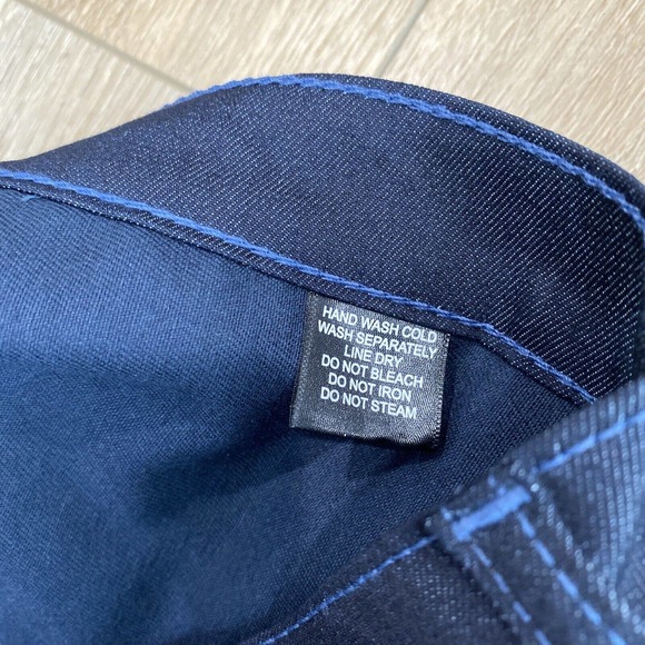 Blue Delta Jeans Women’s 40x29 Blue Stretch Handmade Custom RAW Denim USA $450 - Picture 5 of 9